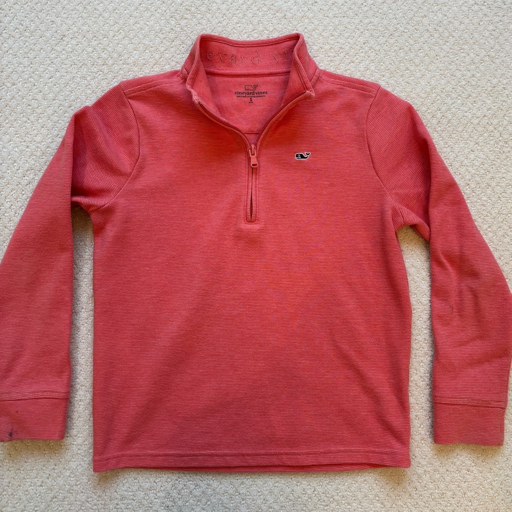 Vineyard Vines Saltwater Quarter-Zip - Size S (8-10)